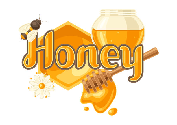蜂蜜的形象为食物和图片下载