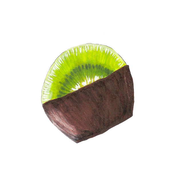 猕猴桃巧克力糖图片下载