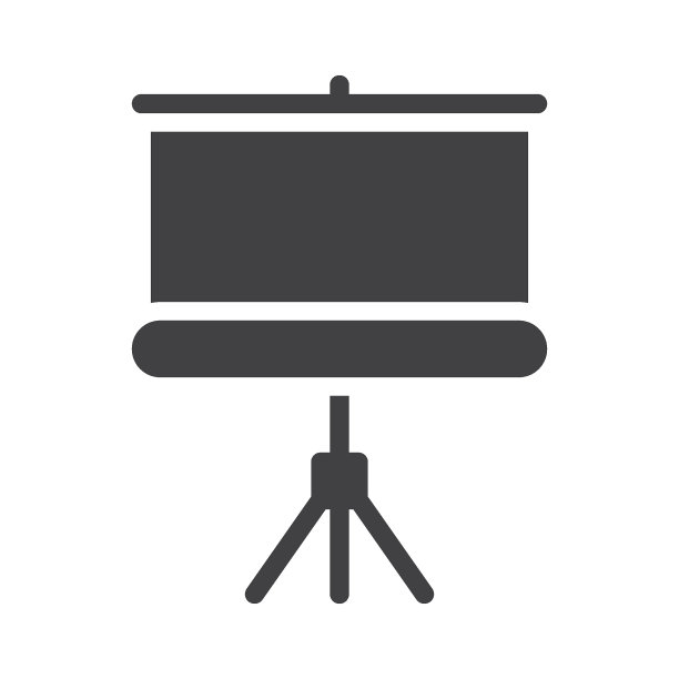 演示板矢量图标图片下载