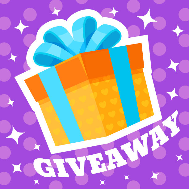 五彩缤纷的免费赠品。通过促销和广告来吸引顾客。图片下载