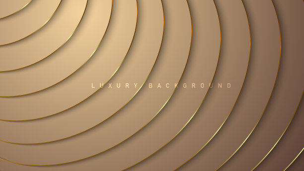 玫瑰奢华背景配以金元素，纸概念图片下载