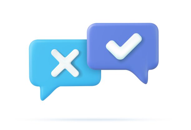 勾出对号和叉号符号图片下载