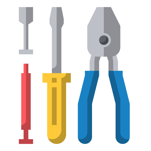 修复工具平面图标vrctor。图片下载