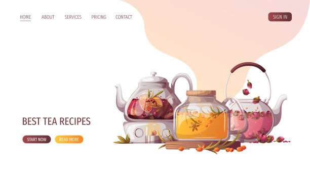 集沙棘紫砂壶，花和水果茶。茶馆、小憩、咖啡吧、茶友、茶会图片下载