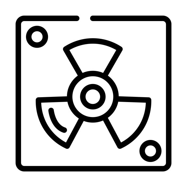 辐射细线图标。化学、危险线性图标从化学概念孤立的轮廓符号。矢量插图符号元素的网页设计和应用程序。图片下载