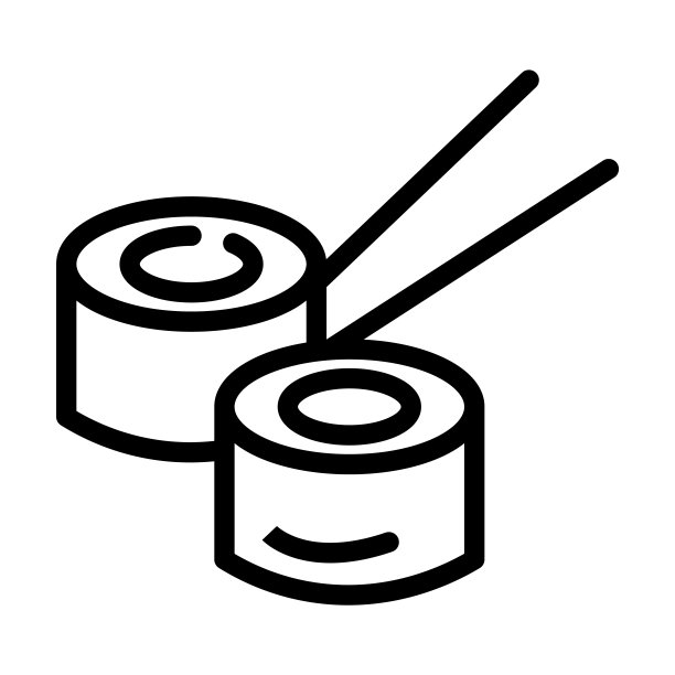 Maki细线图标。鲑鱼，餐厅的线性图标从食物概念孤立的轮廓标志。矢量插图符号元素的网页设计和应用程序。图片下载