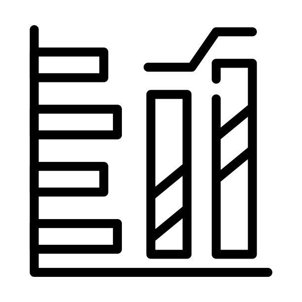 条形图细线图标。Bar, diagram线性图标从业务概念孤立的轮廓符号。矢量插图符号元素的网页设计和应用程序。图片下载