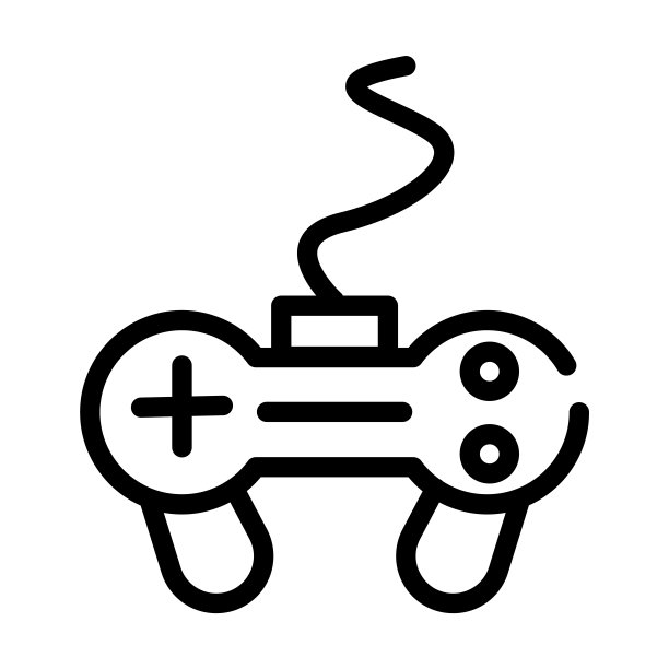 操纵杆细线图标。电脑、互联网线性图标脱离娱乐概念孤立轮廓符号。矢量插图符号元素的网页设计和应用程序。图片下载