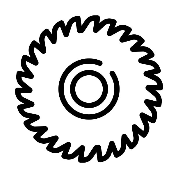 刀刃锯细线图标。刀片、工具线性图标从建筑概念孤立轮廓标志。矢量插图符号元素的网页设计和应用程序。图片下载