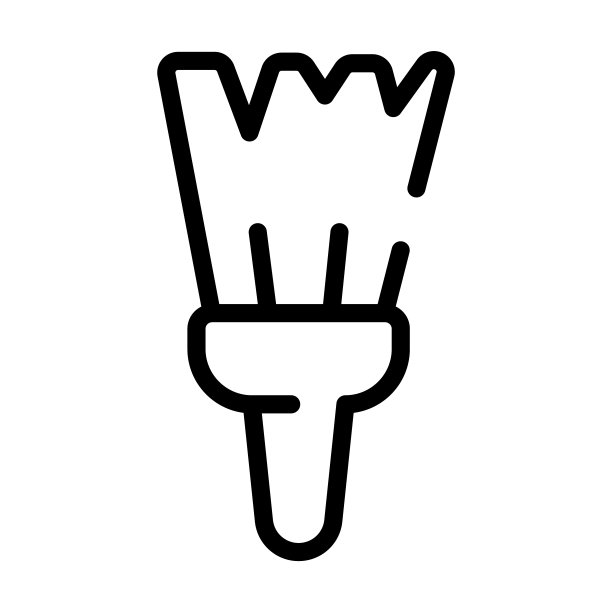 生成器刷细线图标。笔刷，收集线性图标，从建筑概念孤立的轮廓标志。矢量插图符号元素的网页设计和应用程序。图片下载