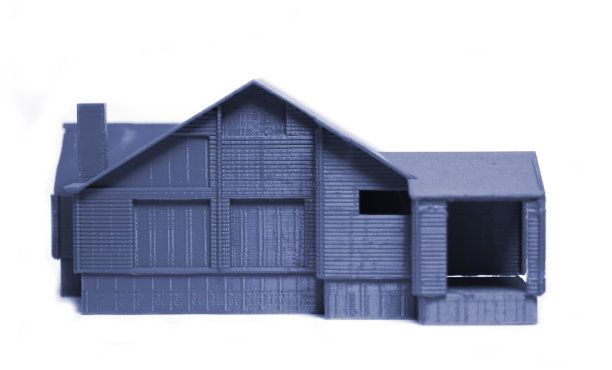 3d打印机打印的对象。孤立在白色背景上图片下载