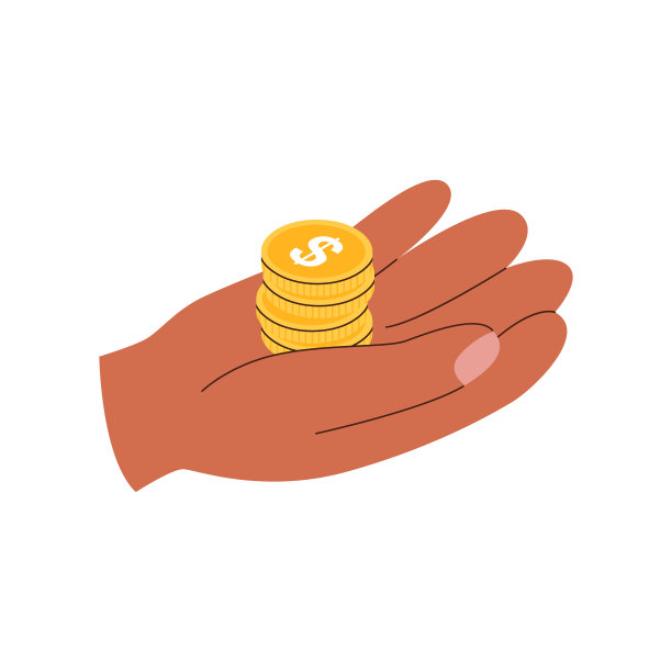 手里拿着一叠硬币图片下载