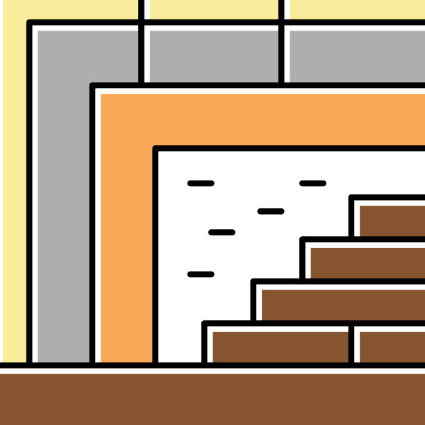 墙结构颜色图标图片下载