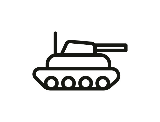矢量坦克图标矢量图像图片下载