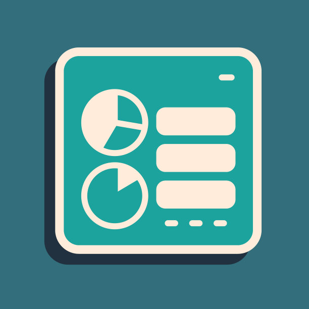 绿色计算机api接口图标孤立在绿色背景上。应用编程接口API技术。软件集成。长长的阴影风格。向量图片下载