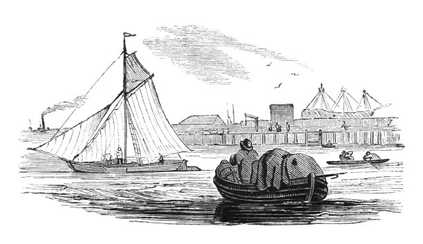 港口里的渔船图片下载