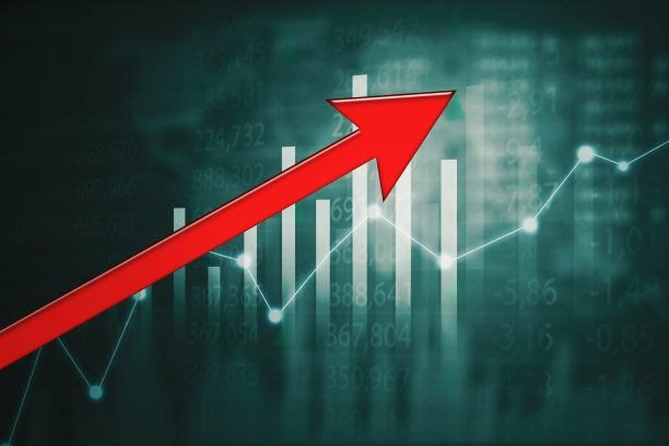 向上箭头，股票市场双敞口图片下载