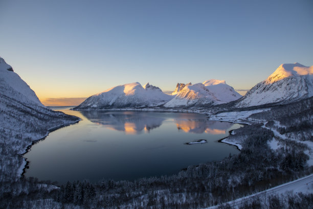黄昏,挪威图片下载