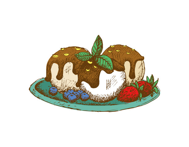 1312. i004.002.p.m002.c20。美味的冰淇淋套装图片下载