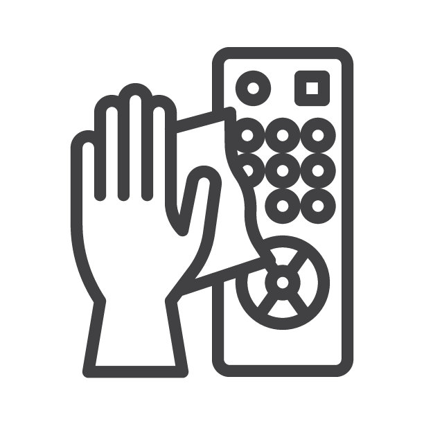 电视遥控消毒线图标图片下载