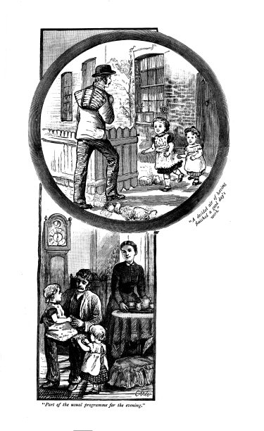 19 c雕刻;讲故事;父亲和家庭;《我们自己的公报》1887年图片下载