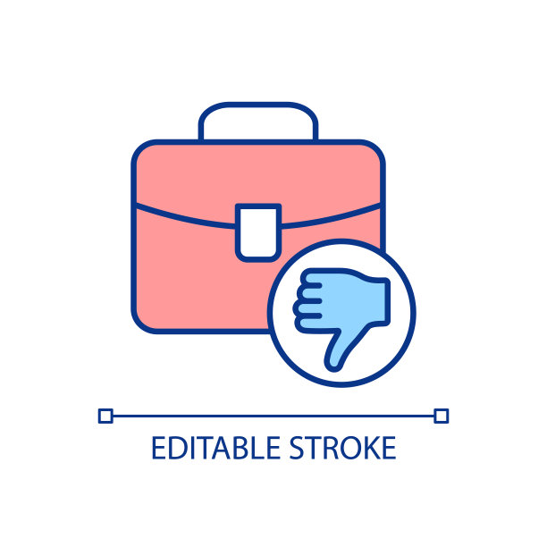 低工作满意度RGB颜色图标图片下载