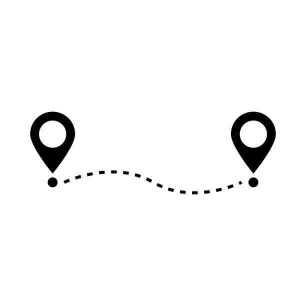 路由引脚位置图标向量图片下载