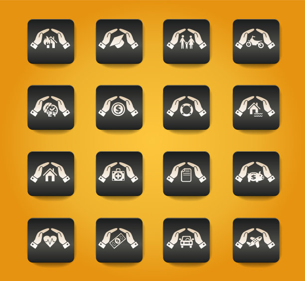 保险手图标集图片下载