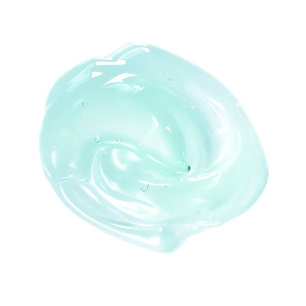 水润面部透明质地半液体凝胶隔离在白色背景上图片下载