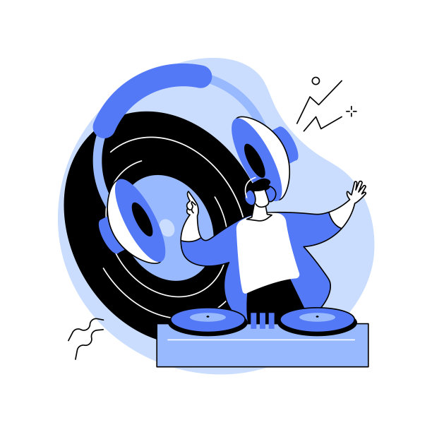 无声迪斯科抽象概念图片下载