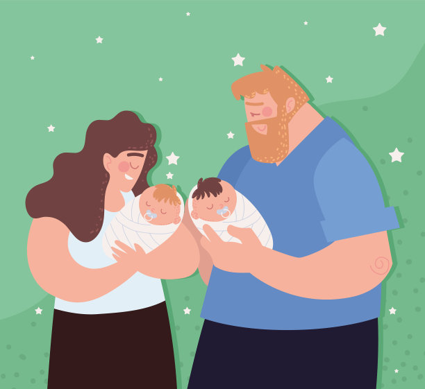 带孩子的父母图片下载