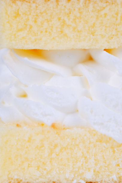 奶油三明治城堡，特写照片图片下载