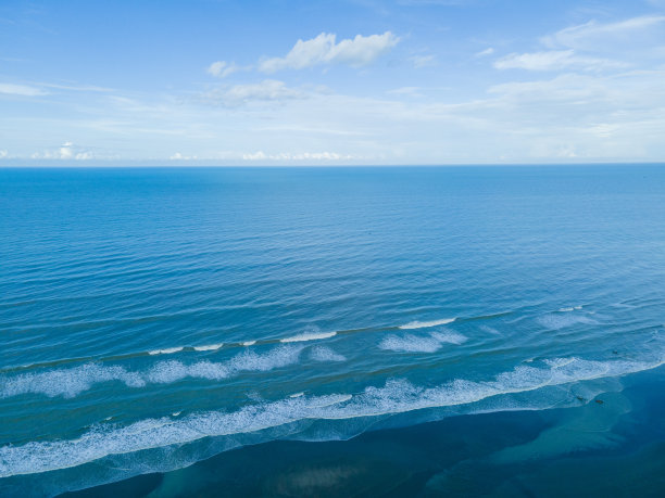 考克斯的巴扎海滩鸟瞰图，阳光和海岸图片下载