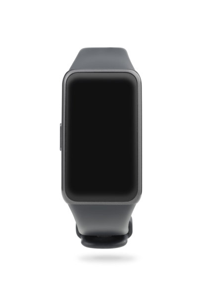 健身追踪器，智能手表，健身手环隔离在白色背景上图片下载