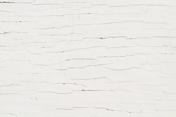 木板上的白漆裂了。水平的观点。背景。纹理。图片下载