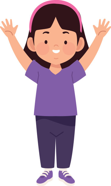 快乐的小女孩图片下载