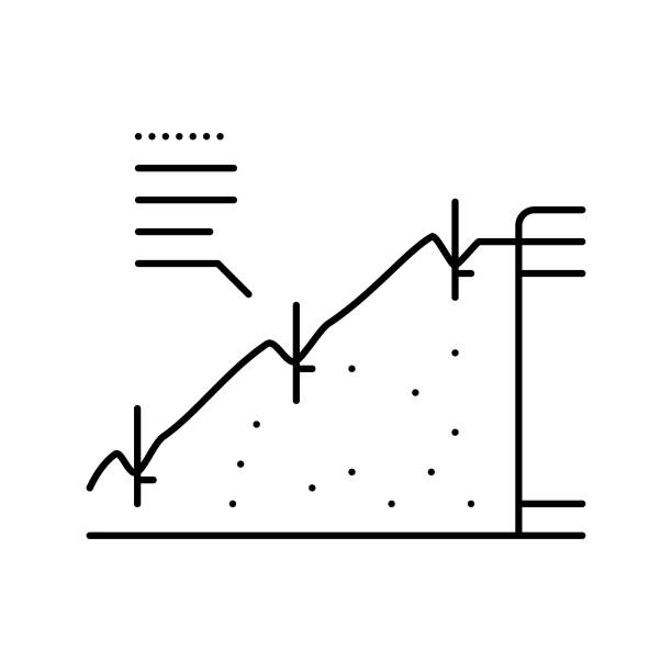 加强道路斜坡线图标矢量插图图片下载
