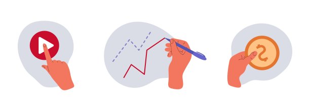 商业图标，手工独立图标，图表和盈利图片下载