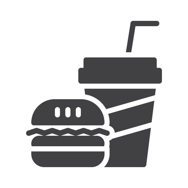 快餐矢量图标图片下载