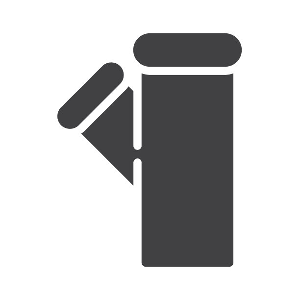 Pvc污水管道矢量图标图片下载