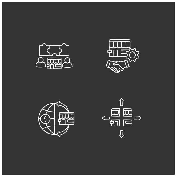 市场粉笔图标设置图片下载