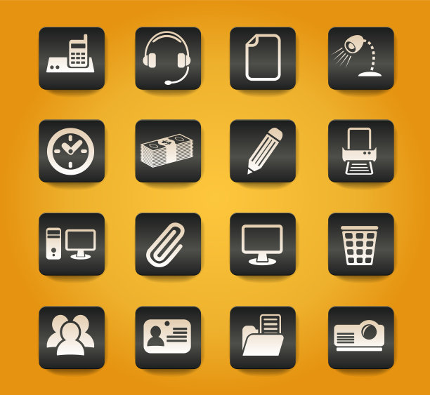 办公室图标设置图片下载