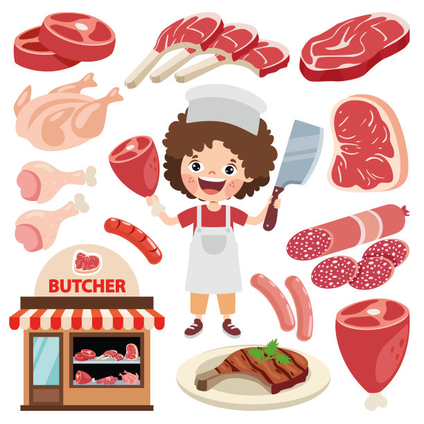 设置各种屠宰元素图片下载