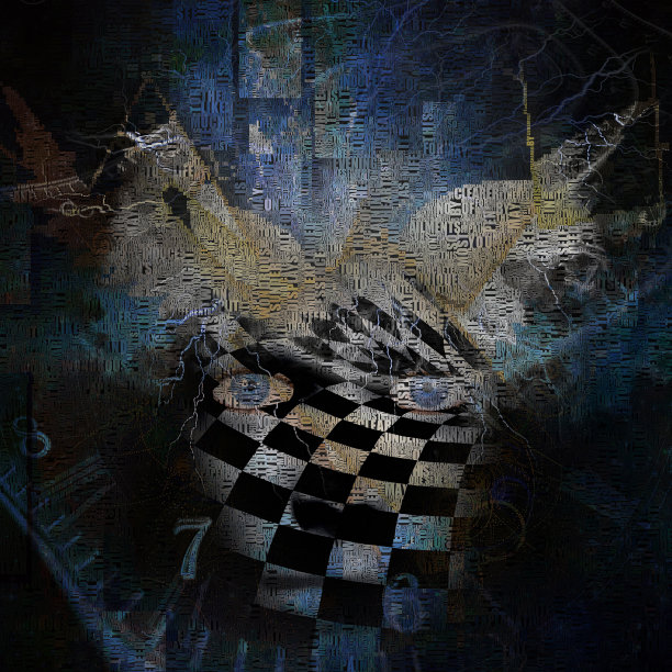 面有棋盘图案图片下载