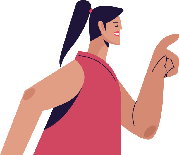 年轻女性索引特性图片下载