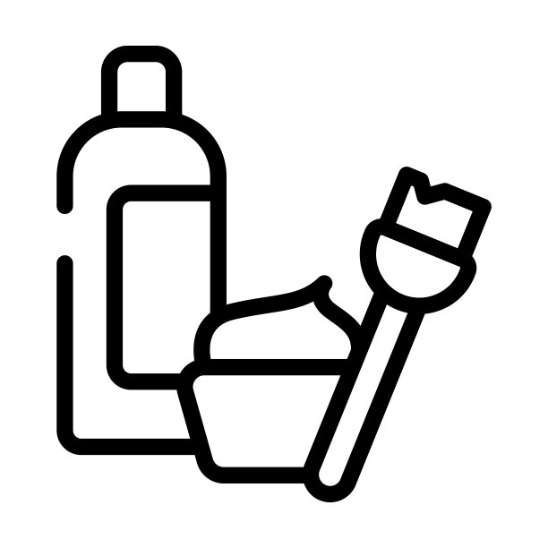 头发染色细线图标。染色，头发线性图标从时尚概念孤立轮廓标志。矢量插图符号元素的网页设计和应用程序。图片下载