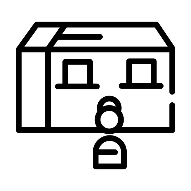 女人与抵押细线图标。女人，从商业概念中借来线性图标孤立的轮廓符号。矢量插图符号元素的网页设计和应用程序。图片下载