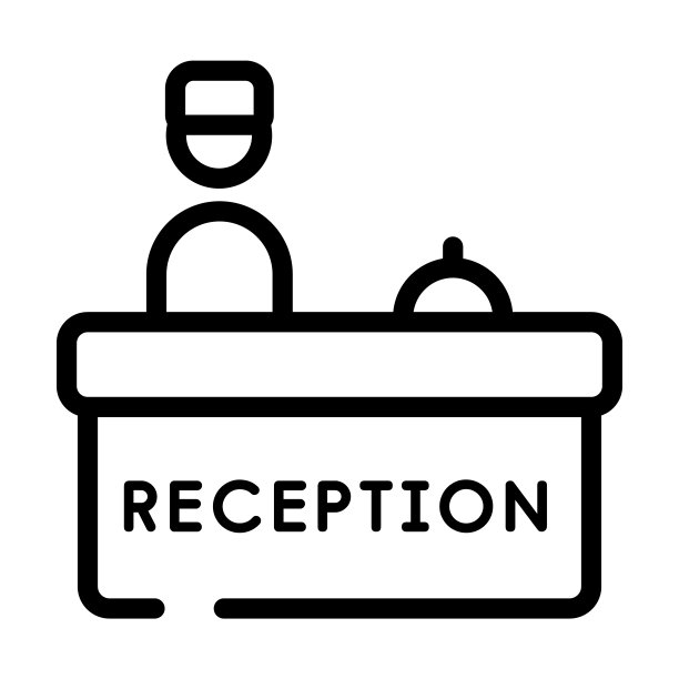 接收细线图标。床、房间的线性图标来自酒店概念孤立的轮廓标志。矢量插图符号元素的网页设计和应用程序。图片下载