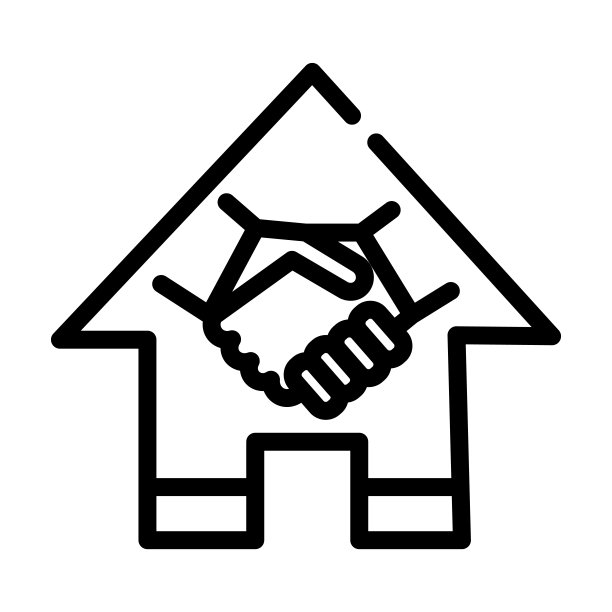 房地产交易符号细线图标。交易，真正的线性图标从房地产概念孤立轮廓标志。矢量插图符号元素的网页设计和应用程序。图片下载