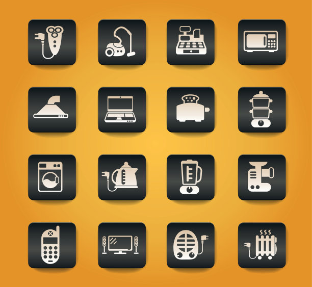 电子超市图标集图片下载